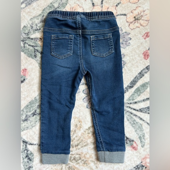 🌟Cat & Jack Baby Blue Denim Joggers - Picture 2 of 5